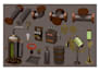 create hard surface low poly game ready assets and props